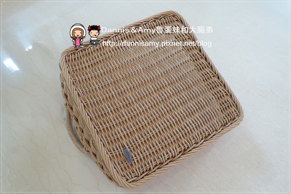 科德斯方型提把編織籃鳥巢室內小物收納籃 (5)